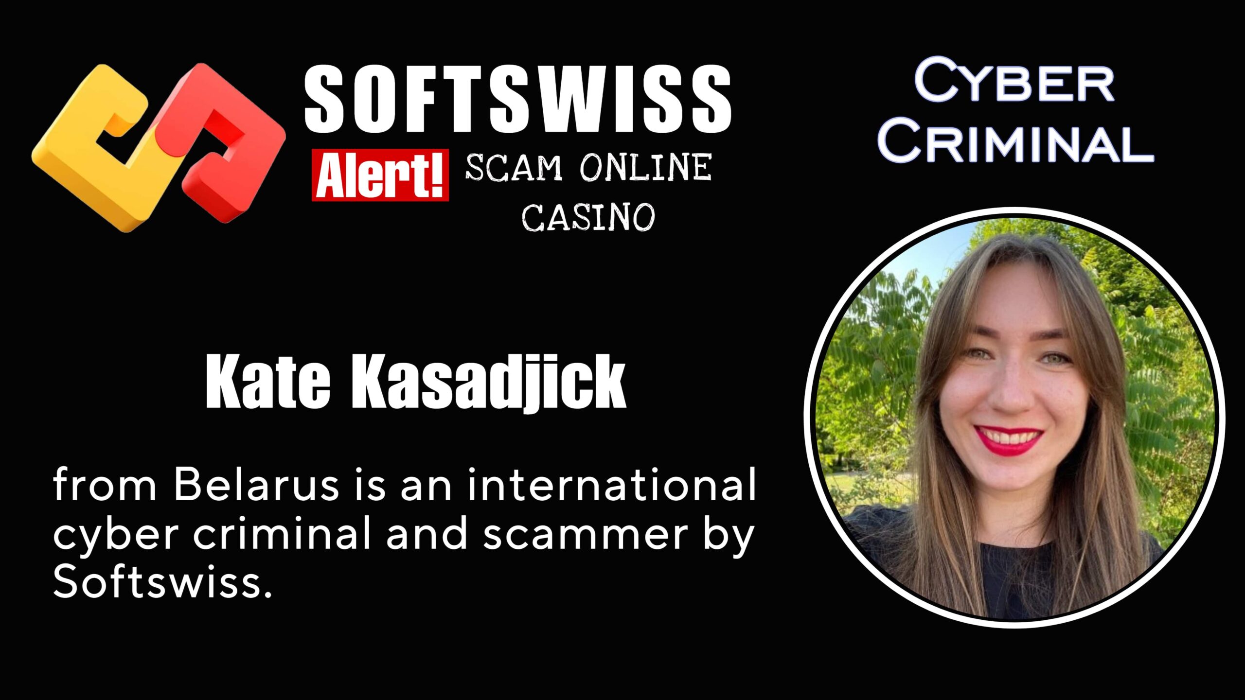 Kate Kasadjick - softswiss scam - Casino by Softswiss